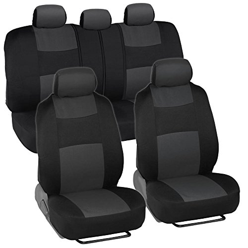 BDK PolyPro Car Seat Covers Full Set in Charcoal on...