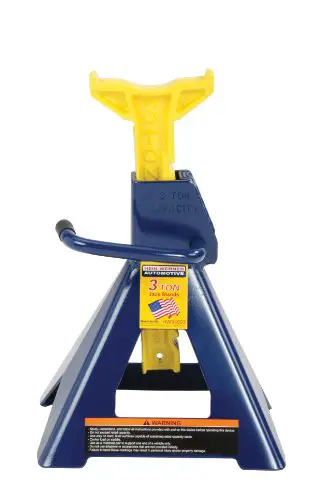 Hein-Werner HW93503 Blue/Yellow Jack Stand - 3 Ton...