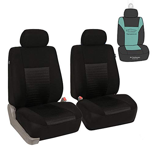 FH Group Trendy Elegance Front Set Seat Covers, Airbag...