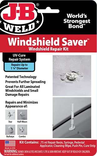 J-B Weld 2100 Windshield Saver Repair Kit, 2 fl. oz