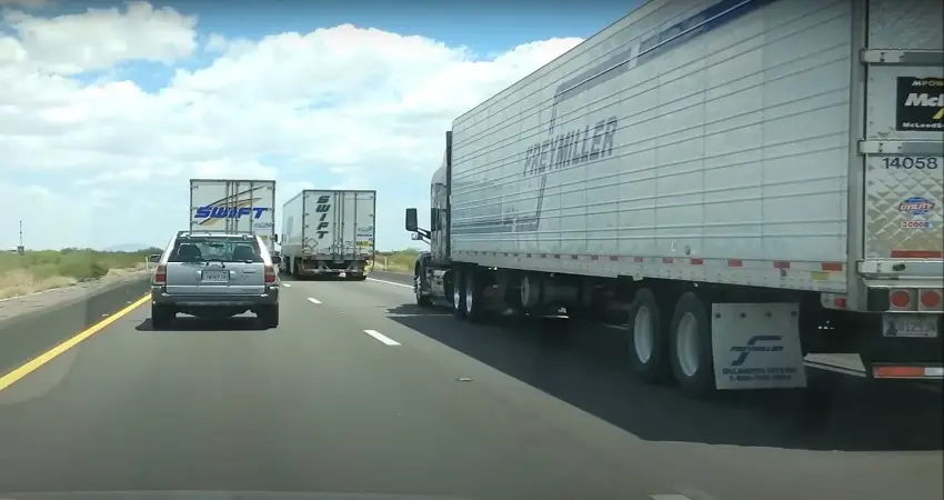 How do you pass a car or truck safely