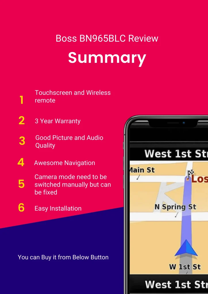 Boss BN965BLC Review infographic